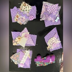 6 Clusters / Slow Stitch  Snippets / Junk Journal Ephemera